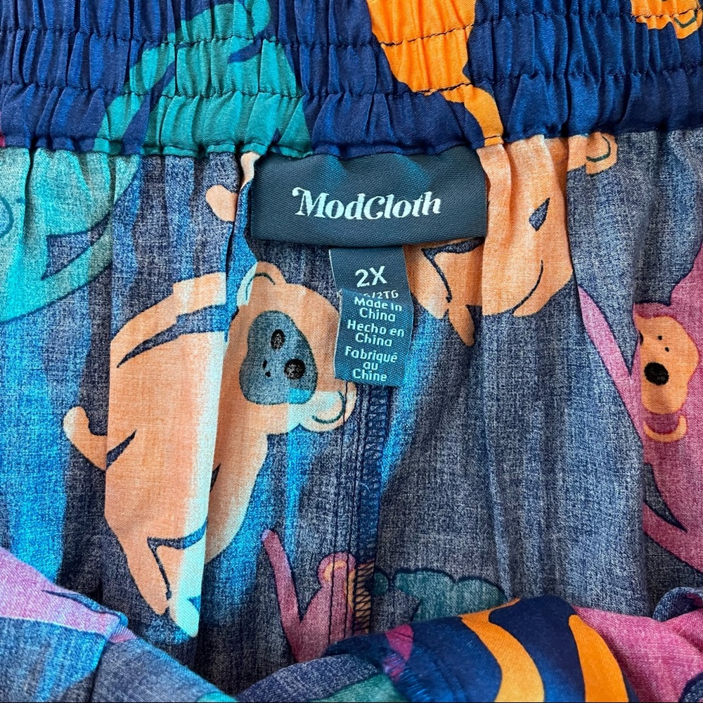 ModCloth monkey patterned skirt!! - Picture 3 of 3